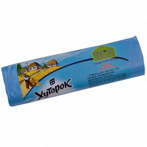 4820066203629 — Пакеты для мусора "Хуторок" Синие 120 л. 10шт