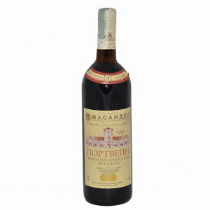 4820074230129 — Вино "Массандра" Портвейн Алушта красное 0.7л (Алушта)