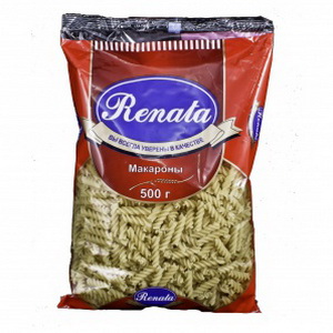 4820074860258 — Макаронные изделия "Renata" Спиральки 500г