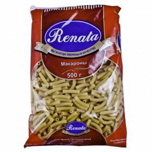 4820074860326 — Макаронные изделия "Renata" Трубочки 500г