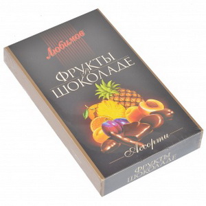 4820075501952 - Конф. Фрукты в шок. 150 г. Милленниум