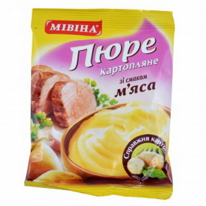 4820077250162 — Картофельное пюре "Мивина" со вкусом свинины