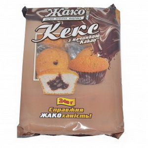 4820078261013 — Жако кекс шокол. 240гр
