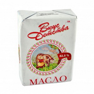 4820082410230 — Масло сливочное "Вкус детства" Бутербродное 62.5% 200г