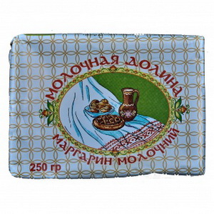 4820082410247 — Маргарин "Молочная долина" молочный 70% 250г
