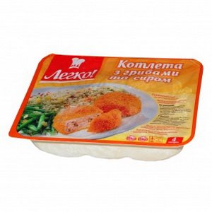 4820085602014 — Котлеты "Легко" с грибами и сыром 430г