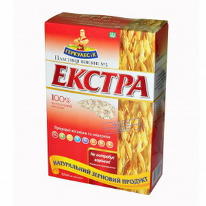 4820086200134 — Вівсяні пластівці "Геркулес" 740 г Екстра