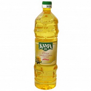 4820086370035 — Масло подсолн.-оливк.раф."Кама" 900г