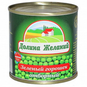 4820086926720 — Горошек консервированный "Долина желаний" ж/б 212мл