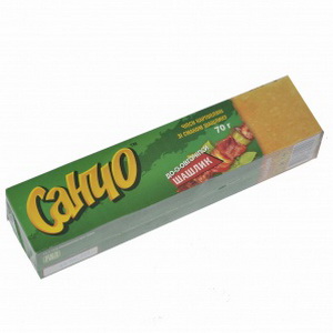 4820087820010 — Чипсы "Санчо" 80 г. Шашлык