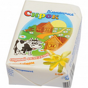4820088070711 — Сырок сладк.ванильн. вильнян. 100гр