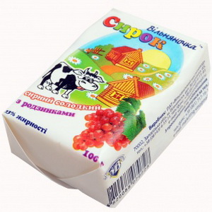 4820088070728 — Сырок слад.с изюм.вилняночка 100гр