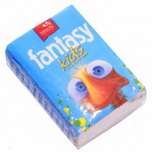 4820093250634 — Носовые платочки "Fantasy" Kids (бумажные) 10шт