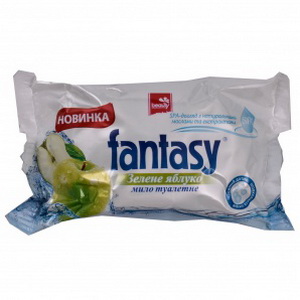 4820093251327 — Мыло "Fantasy" Зеленое яблоко 70г