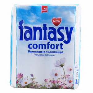 4820093253888 — Бумажные полотенца "Fantasy" Comfort 2х-слойнык 2рул/уп