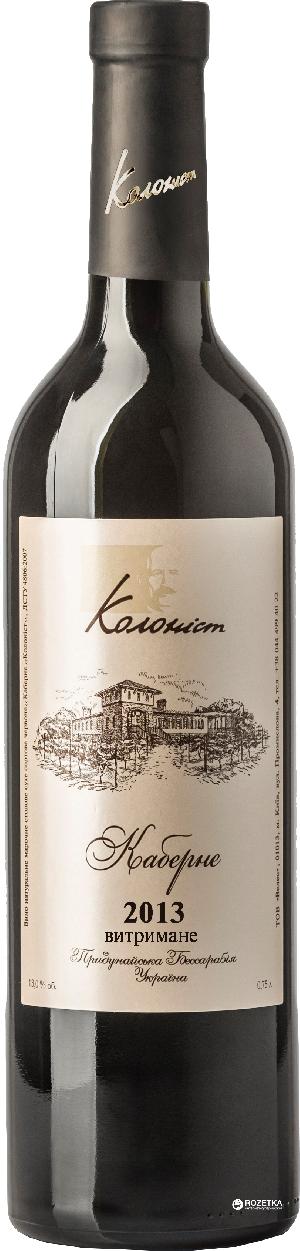 4820095340104 — Вино Колонист Одесское чёрное красное сухое 0.75 л 13% 