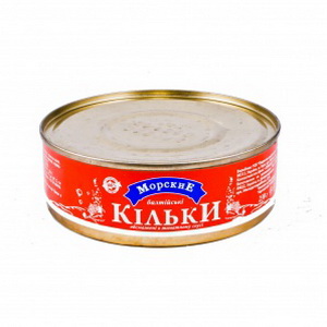 4820096660645 — Килька "Морские" балтийская обжареная в томатном соусе №3 230г