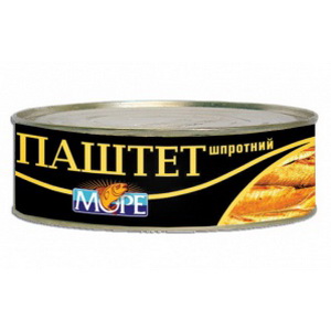 4820097860549 - Паштет "Море" шпротный