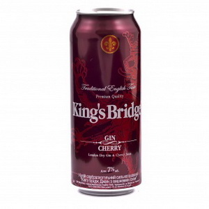 4820097890027 - Слабоалкогольный напиток "King’s Bridge" вишня