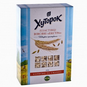 4820101711843 — Хлопья "Хуторок" Овсяные Экстра 800г