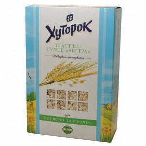 4820101711867 - Хлопья см.экстра"Хуторок" 800г.