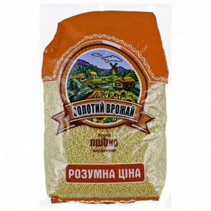 4820101712529 — Крупа "Золотой Урожай" Пшено шлифованное 800г