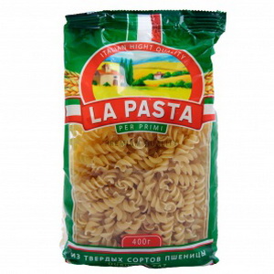 4820101713083 — La Pasta макарони 400 г Спіральки