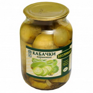 4820105080303 — Кабачки "Бессарабка" маринованные ст/б 1л