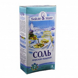 4820106490026 - Salute di mare соль морская средняя 750г