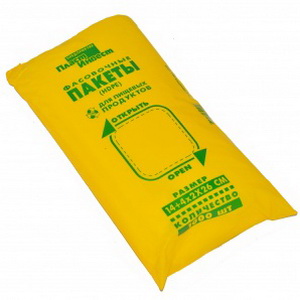 4820130800044 — Пакеты для пищевых продуктов. размер 14+4x2x26 см 1000 шт