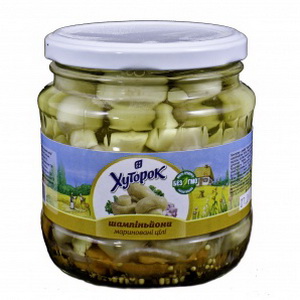 4820133540015 — Грибы "Хуторок" Шампиньоны маринованные 480мл