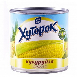 4820135470037 — Кукуруза конс. хуторок 340гр железная банка