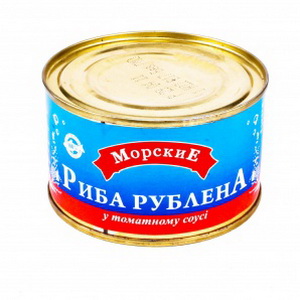 4820135470174 — Рыба "Морские" рубленая в томате ж/б №5 240г