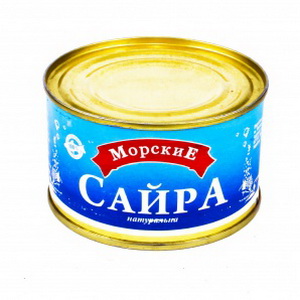 4820135470181 — Сайра "Морские" натуральная ж/б №5 240г