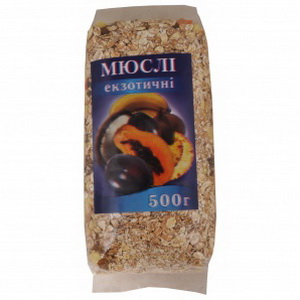 4820140960011 — Мюсли "Шевченковский Завод Продтоваров" Экзотические п/э 500г