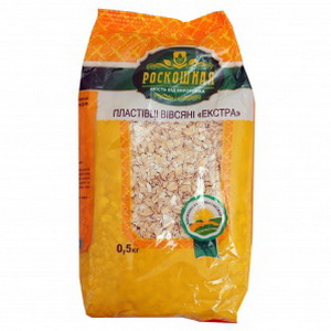 4820141040101 — Хлопья "Роскошная "Овсяные Экстра 500г
