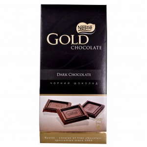 4823000908284 — Шоколад "Nestle" Gold Черный 100г
