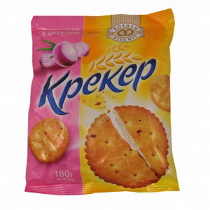 4823005306580 — Крекер "ROSHEN BISCUIT" с луком 180 г.