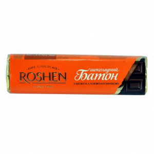 4823005308317 — Батон с  шоколадной нач.50 г. Рошен