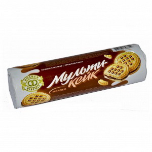 4823005308829 — Печиво Мульті-кейк какао Рошен 180 г