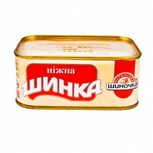 4823005701101 — Ветчина "Черкассы" нежная ж/б 460г