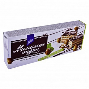 4823012205944 — Вафли мамулин торт 230 г орех