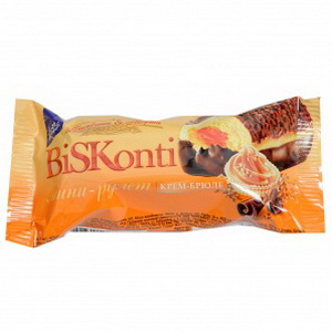 4823012217862 — Рулет "Конти" BisKonti Мини Крем-брюле 38г