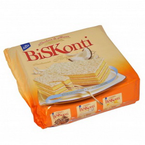 4823012219088 — Бисквит "Конти" BisKonti Кокос 350г