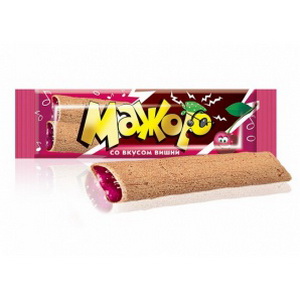 4823015639913 — Воздушные батончики "Мажор" Со вкусом вишни, "АВК", 38г 