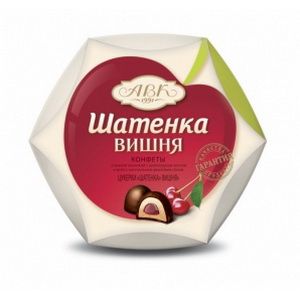 4823015642494 — Конфеты "АВК" Шатенка вишня 225г