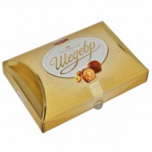 4823015644825 — Цукерки корол шедевр горіх фундук 300г