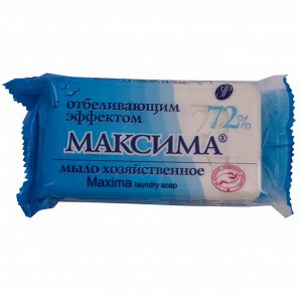 4823016300232 — Хоз-мыло максима 140 г. с отбелив.эффект.