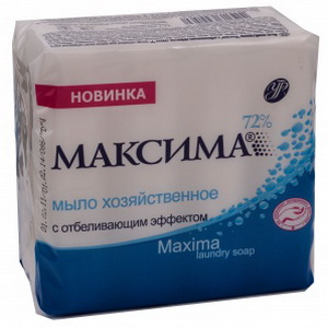 4823016300560 — Хоз. мыло "максима" отбеливающее 4*125 гр.