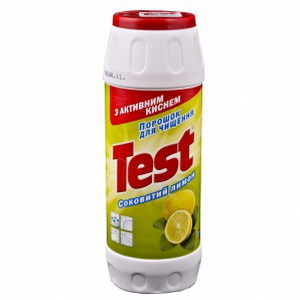 4823019000313 — Чистящ.порош.Test лимон 500г